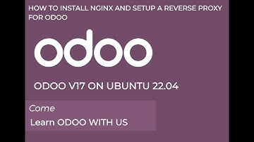 How to install nginx and setup a reverse proxy for odoo
