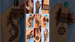 10 Simple Mehndi Designs ❤️ Henna Designs #mehndi #henna #mehandi #mehandi #shorts