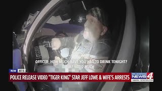 Oklahoma City police release video of 'Tiger King' star Jeff Lowe and wife being arrested for allege