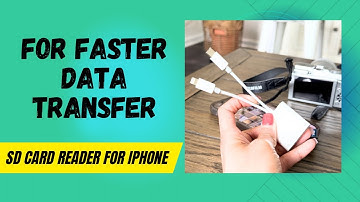 SD Card Reader for iPhone iPad Camera,Dual Card Slot Memory Card Reader