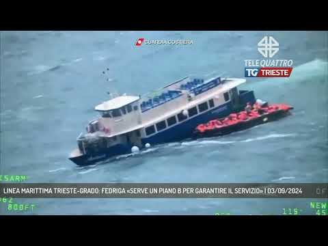 LINEA MARITTIMA TRIESTE-GRADO: FEDRIGA «SERVE UN PIANO B PER GARANTIRE IL SERVIZIO» | 03/09/2024