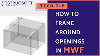 So rahmen Sie Öffnungen in MWF ein | #Revit Framing screenshot 3