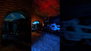 Epic Head-On Crash Mini Steam Trains In A Dark Tunnel
