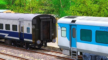 SHATABDI coupling JANSHATABDI Coach | BUMPY RAILROAD | Train Simulator | Railworks 3 | Railroad Fun