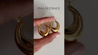 New Arrivals Palmonas New Age Gold Hoop Earrings