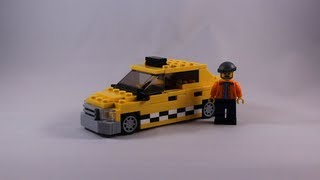 Custom LEGO Vehicle: Taxi Cab