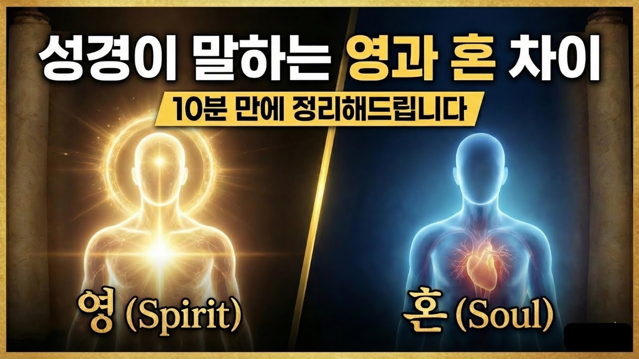 성경이 말하는 영, 혼, 몸의 비밀ㅣ영과 혼 구분 못하면, 신앙이 '감정놀이'가 됩니다 - YouTube