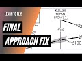 Precision final approach fix  glideslope intercept