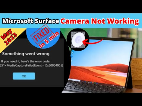 HOW TO FIX Microsoft Surface Pro X Camera May 2025 Media Captured Failed Event