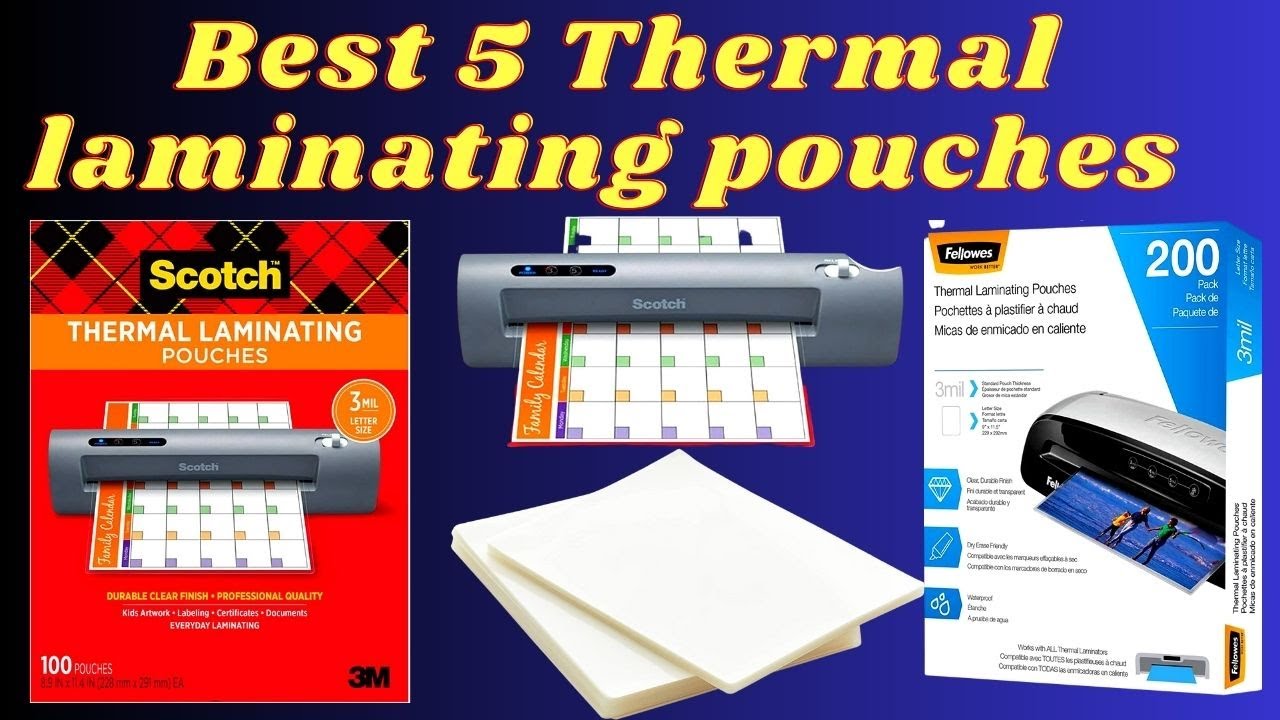 Best 5 Thermal laminating pouches for my Office Street Top Reviews [Buying Guide]