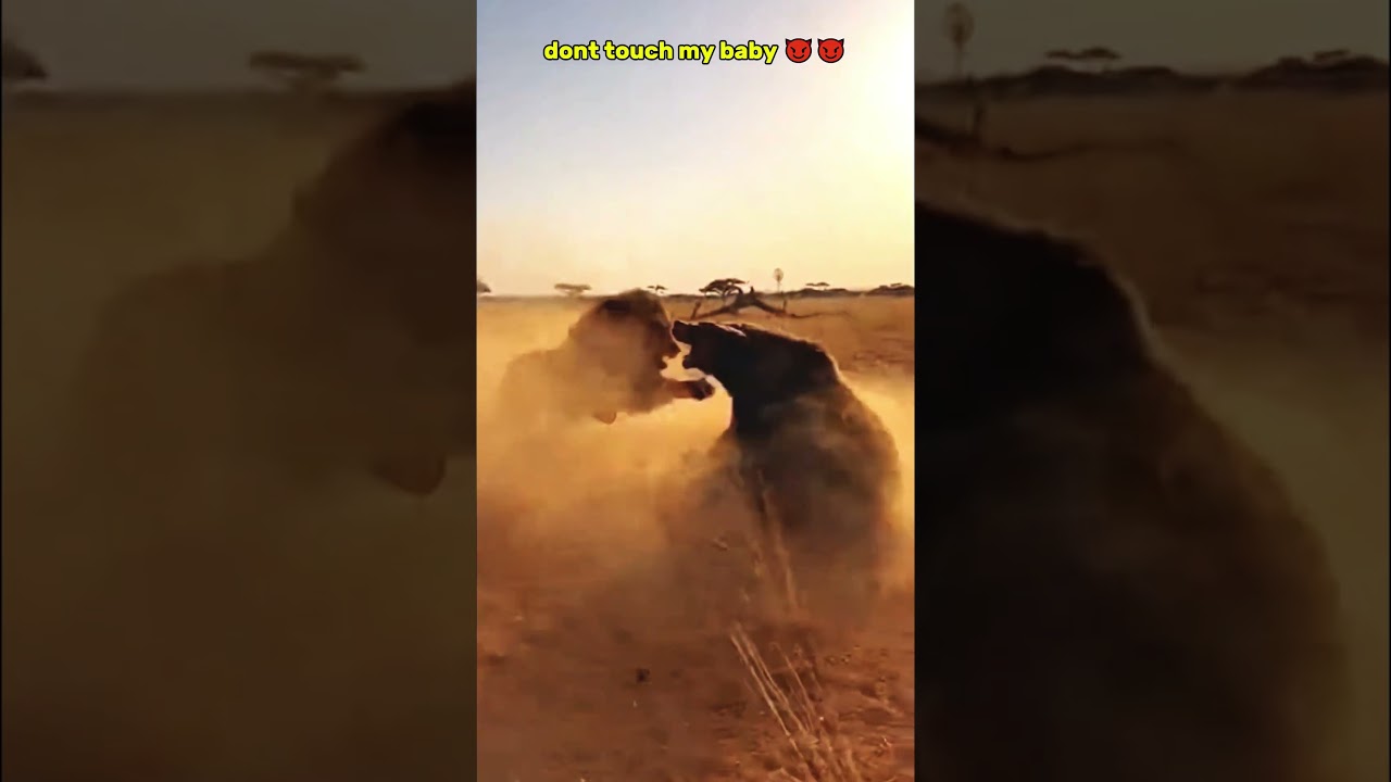 THE ULTIMATE RESCUE: Father Lion Protects Cub from Massive Grizzly! 🦁🛡️🐻 