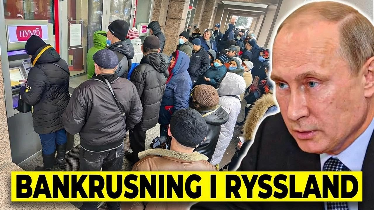 Bankpanik: Putins banker rasar när ryssar tar ut miljarder