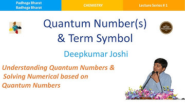 Quantum Number(s) & Term Symbol