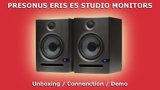 PRESONUS ERIS E5 Studio Monitors | Unboxing / Connection / Demo by Stamatis Stabos 2,338 views 3 months ago 6 minutes, 38 seconds