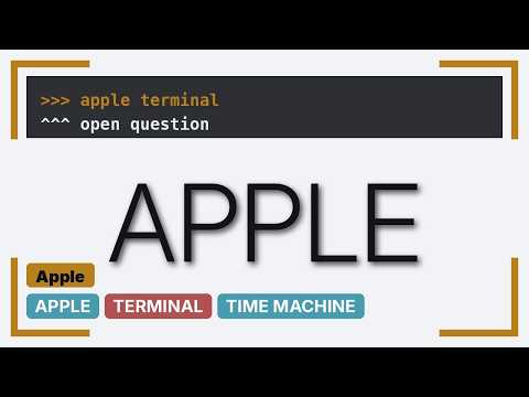 Apple: Restore Terminal Tabs with Session History