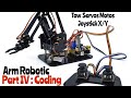 Programing #Robotic_Arm with #arduino 2 servo moto with #Joystick X-Y Part IV {Programing #Arduino}