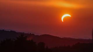 Tuscany: Post Ride Eclipse Sunset, August 12th 2026, Firenze (4K)