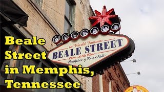 Walking Beale Street in Memphis, Tennessee