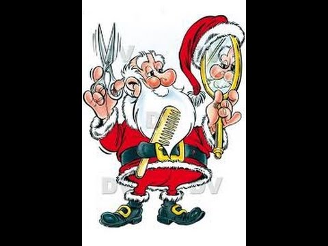 Coiffure du Père Noël - YouTube