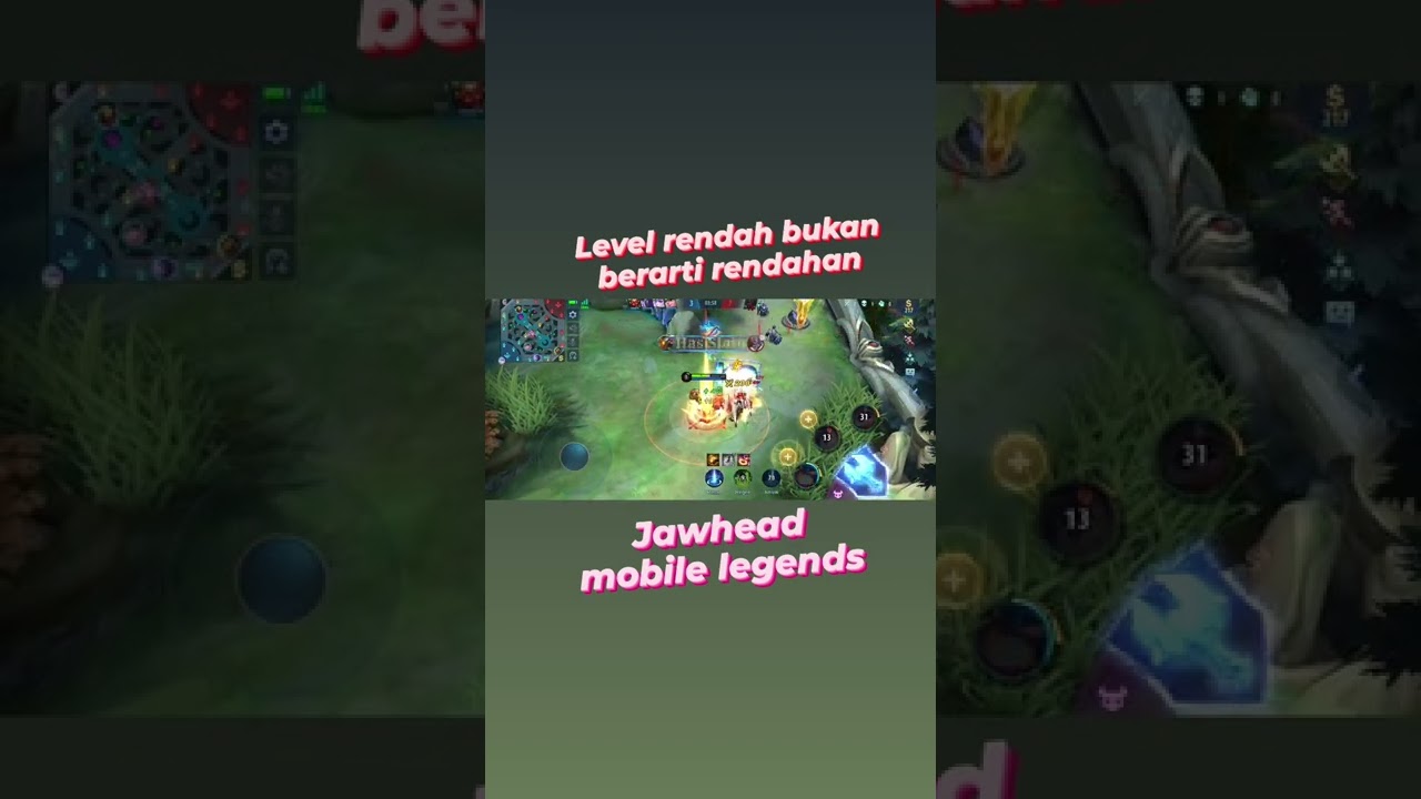 Level rendah bukan berarti rendahan!🤩Jawhead mobile legends