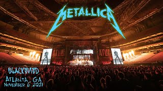 Metallica - Blackened - Atlanta, Ga, - Nov 6, 2021 (Livemet Audio) [4K/60Fps]