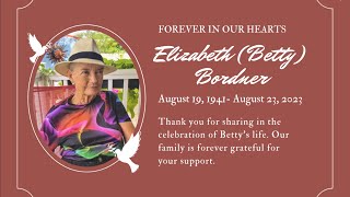 A memorial for Betty Bordner
