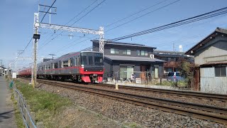 3色連結！3172F+3515F+3108F急行豊橋行き　名鉄名古屋本線　黒田駅通過