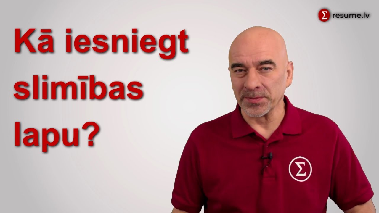 Как подать больничный лист в VSAA на портале Latvija.lv