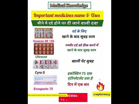 सीने में दर्द के लिए बेस्ट दवा #snpharmacy #pharmgyan #pharmcist