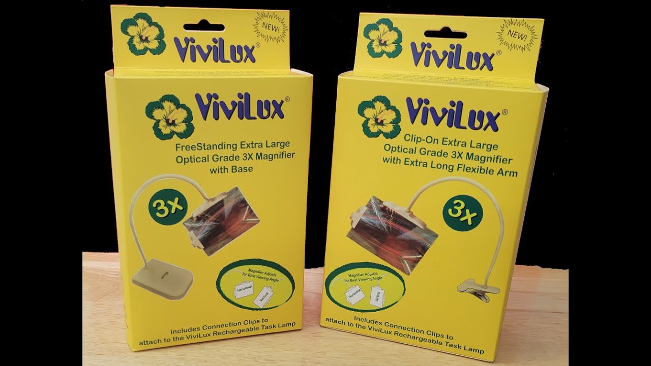 Vivilux Super Bright Flexible Craft Light with Magnifier - The