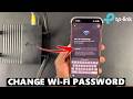 How To Change Wi-Fi Password On TP-Link Router