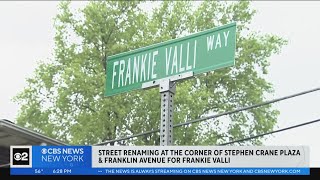 Newark street renamed in honor of Four Seasons frontman Frankie Valli