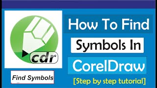 Cara Menemukan Simbol di CorelDraw