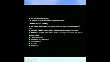 Class 10 ke Baad Kya Kare? Science (PCM, PCB, PCMB) Stream ka Best Career Option | Career Guidance