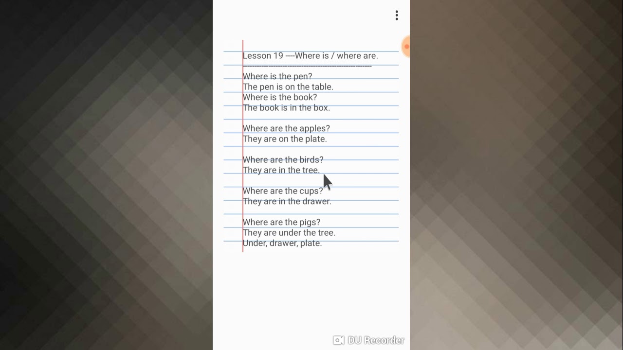 Class ONE lesson 19 - YouTube
