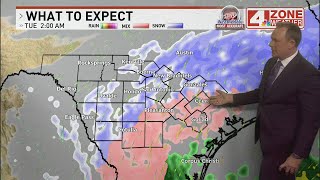 WINTER STORM WARNING | Snow/sleet/freezing rain through tomorrow morning