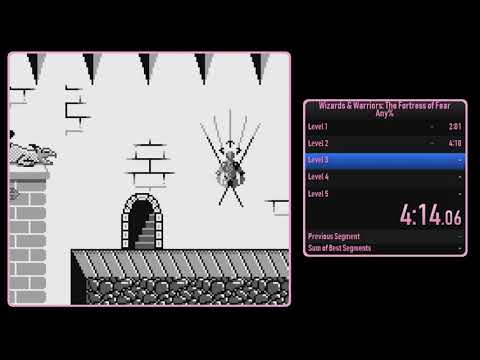 Wizards & Warriors X: The Fortress of Fear any% Speedrun.