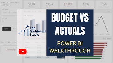 Budgets vs Actuals Power BI Dashboard Tutorial | Track Spending & Variance Easily