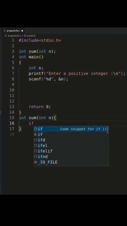 C Program to Find the Sum of Natural Numbers using Recursion # ...