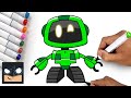 How to draw boogie bot  poppy playtime