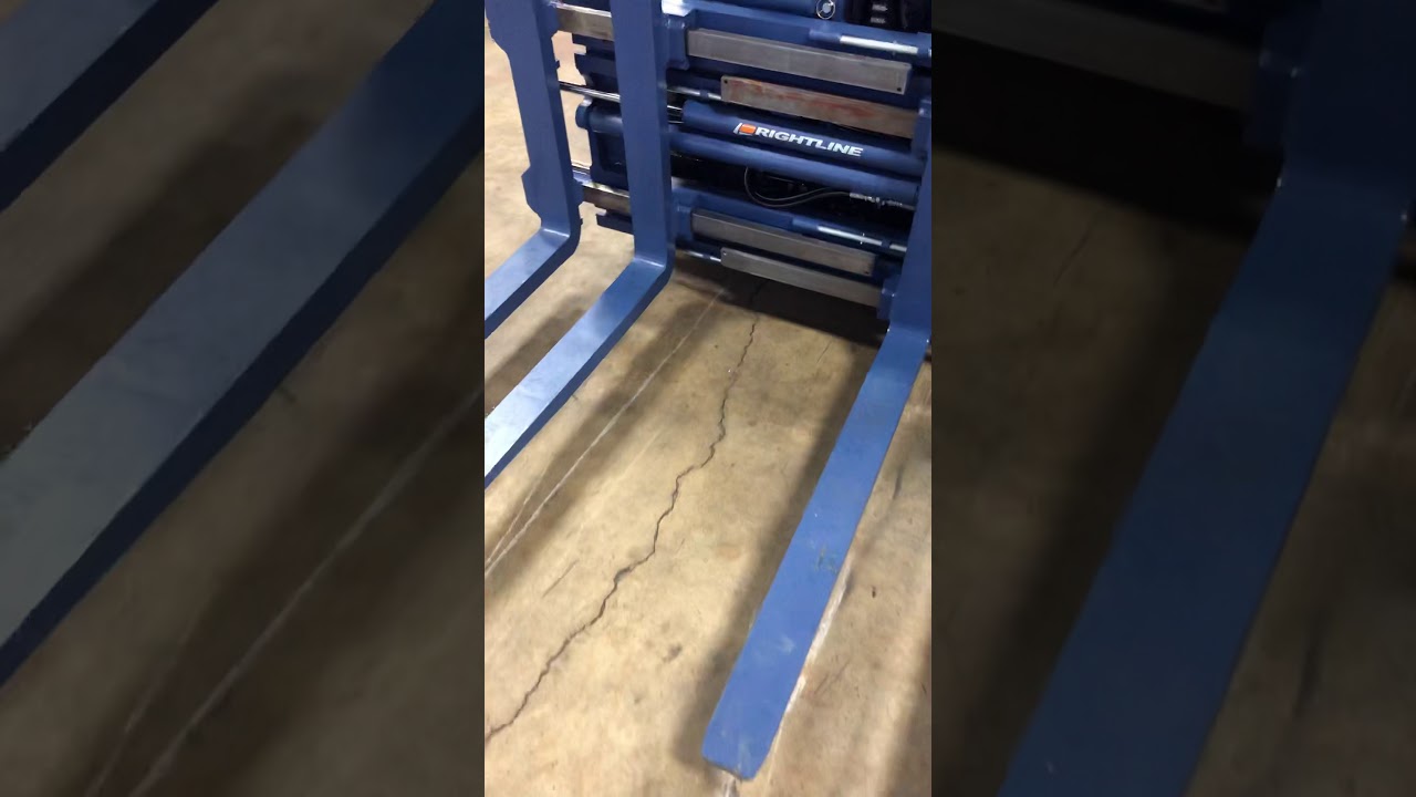 Rightline Forklift Attachment. Multiple load handler.
