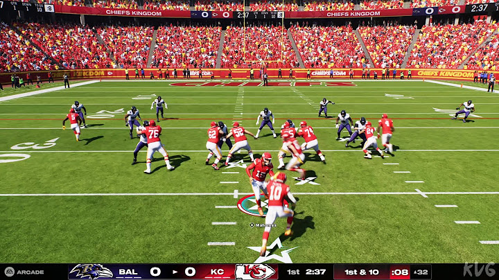 Madden NFL 25 - Baltimore Ravens vs Kansas City Chiefs - Gameplay (PS5 UHD) [4K60FPS]