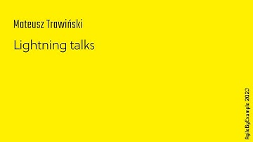 AgileByExample 2023: Lightning talks - Mateusz Trawiński