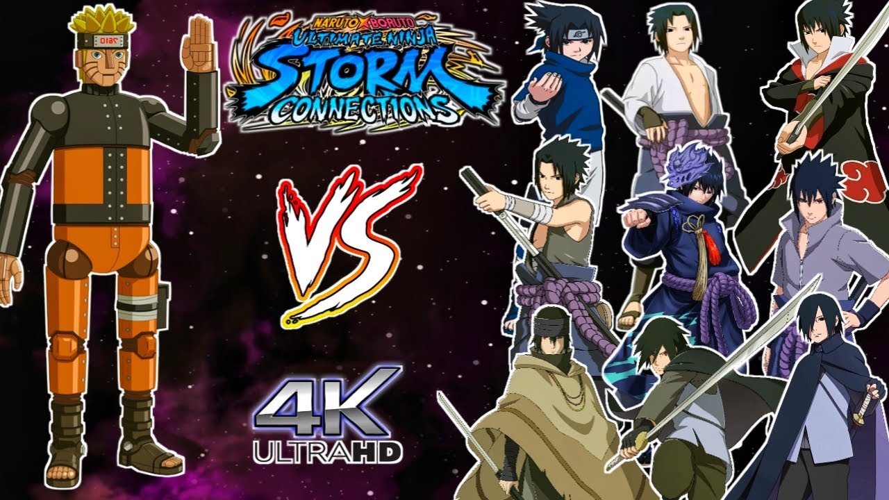 Mecha Naruto Vs All Sasuke Uchiha Marathon Battle - Naruto X Boruto ...