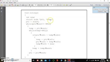 Concatenation, reversal and sorting in linked list
