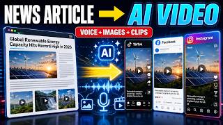 How to Convert News Articles into Videos Using AI