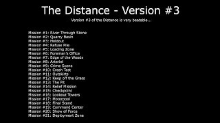 The Distance Version #3 - Guide/Walkthrough - The Walking Dead: No Man's Land