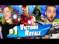 ON FAIT UN TOP 1 INCROYABLE AVEC LE POUVOIR D' IRON MAN (FATALIS VS IRON MAN) ! FORTNITE DUO FR