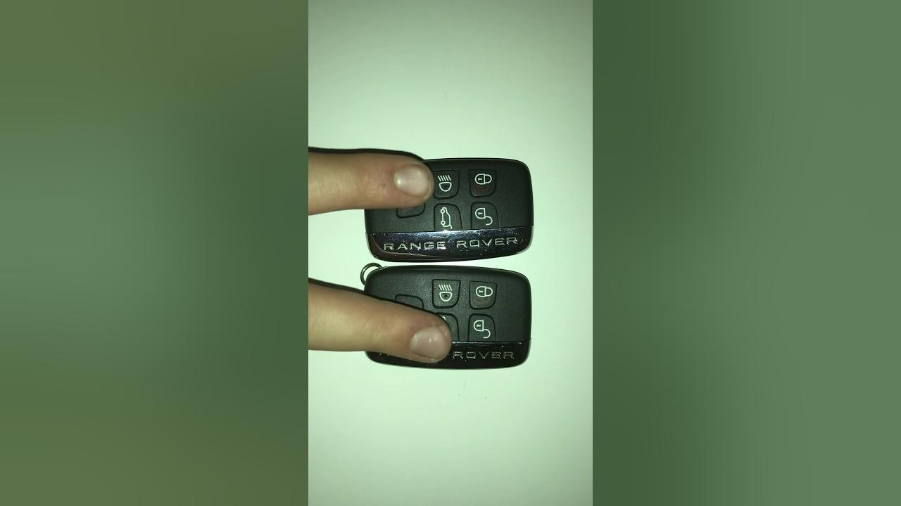 Range Rover key battery change YouTube