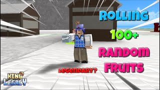 Rolling a fruit in diffrent one piece game part 1 #roblox #onepiece #B, golden fruit king legacy